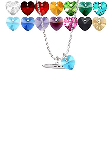 【中古】【未使用・未開封品】クルーズライナーカスタムクリスタルハートソフィアネックレス 18インチ+..