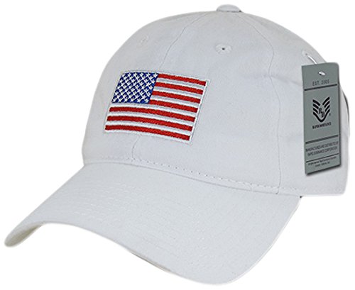 【中古】【未使用・未開封品】Rapid Dominance A03-USA-WHT Relaxed Graphic Cap44; Original USA Flag..