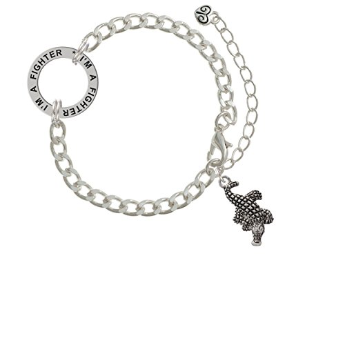 【中古】【未使用・未開封品】Alligator I ' m a Fighter Affirmationリンクブレスレット