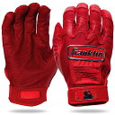 yÁzygpEJiz(Youth Medium, Red) - Franklin Sports CFX Pro Full Colour Chrome Series Batting Gloves