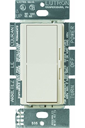 【中古】【未使用・未開封品】Lutron dvfsq-lf-la Divaファン/ライトコントロールスイッチのLED、蛍光電球、白熱、ハロゲンアーモンド、ライトアーモンド