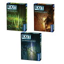 【中古】【未使用 未開封品】Thames Kosmos Exit the Game Bundle of 3: The Secret Lab, The Abandoned Cabin, and The Pharaoh 039 s Tomb