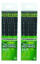 【中古】【未使用 未開封品】Dixon Ticonderoga wood-cased 2鉛筆ボックスof 24 ,ブラック( 13926 ) ( 2 Boxes of 24 )