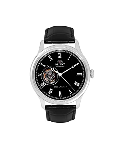 【中古】【未使用・未開封品】ORIENT クラシック自動巻き オープンハートドームクリスタルローマンFAG0..