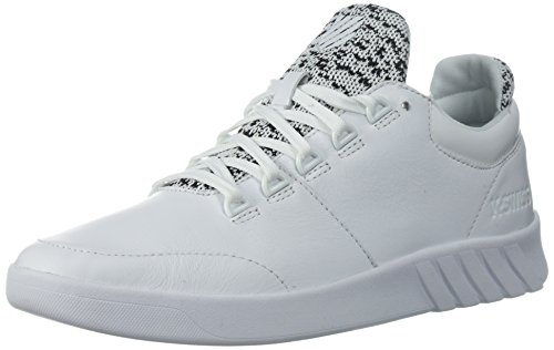 楽天AJIMURA-SHOP【中古】【未使用・未開封品】K-Swiss Men's Aero Trainer Sneaker, White/Black, 13 M US