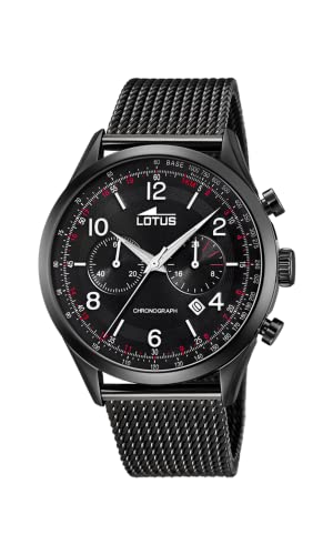 【中古】【未使用・未開封品】[男性用腕時計]Lotus Watches Mens Chronograph Quartz Watch with Stainless Steel Strap 18556/1[並行輸入品]