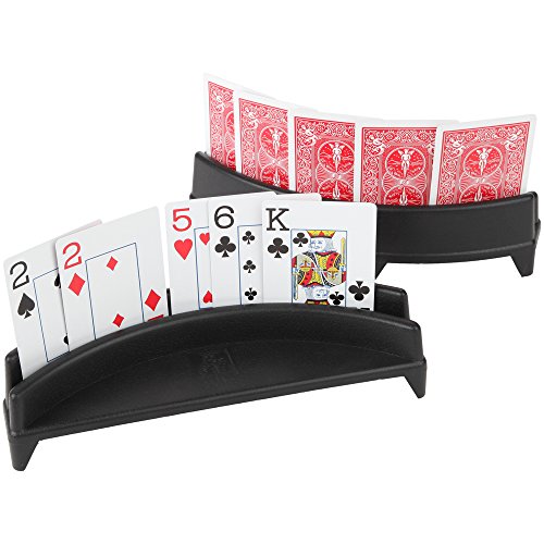 【中古】【未使用 未開封品】Playing Card Holder, Set of 2 (Cards not included) - By Home-X