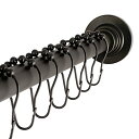 【中古】【未使用・未開封品】Kingston Brass SCC3115 Adjustable Shower Rod & Shower Ring Set, Oil Rubbed Bronze