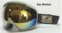 【中古】【未使用・未開封品】Zac Marbin Pro/24K ゴールド ミラーレンズ スカイライト 球体 メンズ オーバーサイズ スキー スノーボード ゴー...