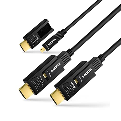 【中古】【未使用・未開封品】DTech 光ファイバーHDMIケーブル 100フィート 4K 60Hz 444 クロマ サブサンプリング 18Gbps 高速ウルトラHD デュアルマイクロHDMIと標準HDMIコネ 【中古】【未使用・未開封品】DTech 光ファイバーHDMIケーブル 100フィート 4K 60Hz 444 クロマ サブサンプリング 18Gbps 高速ウルトラHD デュアルマイクロHDMIと標準HDMIコネ