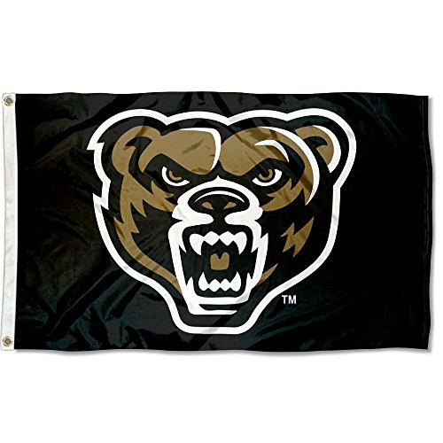 【中古】【未使用・未開封品】Oakland Grizzlies Grizzlyヘッドフラグ