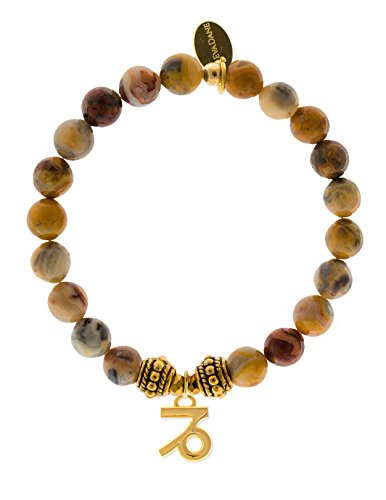 【中古】【未使用・未開封品】EvaDane天然クレイジーレース瑪瑙宝石ロープビーズ山羊座チャームストレッチブレスレット【メーカー名】【メーカー型番】【ブランド名】EvaDane ブレスレット EvaDane: Designer【商品説明】E...