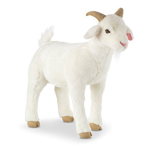 Goat - 【中古】【未使用・未開封品】ヤギ ぬいぐるみ メリッサ＆ダグ 白やぎ リアル 山羊 動物 人形 [並行輸入品]