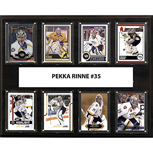 NHL Nashville PredatorsメンズPekka Rinne 8-cardプラーク、ブラウン