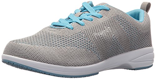 【中古】【未使用・未開封品】[Propet] Women's Washable Walker Evolution Oxford, Grey/Light Blue, 6 Medium US