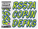【中古】【未使用・未開封品】Stiffie Whipline ソリッドアトミックグリーン/ネイビー 3インチ 英数字 登録識別番号ステッカー ボート 個人用水上...