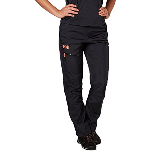 【中古】【未使用・未開封品】Helly-Hansen レディース Vanir 光沢 通気性 防水パンツ ブラック L