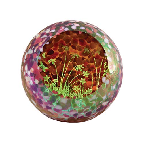 【中古】【未使用・未開封品】ガラスEye Studio Spring Meadow環境シリーズPaperweight Deluxボックス