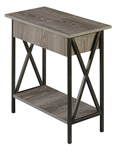 š̤ۡѡ̤ʡTucson Flip Top End Table with Charging Station and Shel...