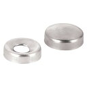 【中古】【未使用・未開封品】Rok Hardware メタル皿 スナップオン スクリューカバーキャップ 15/32インチ (12mm) サイズ#6および#8用 ...