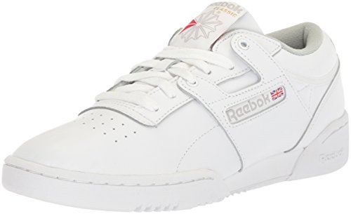 yÁzygpEJizReebok Men's Workout Low Cross Trainer, int-White/Grey, 10.5 M US