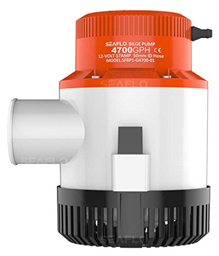 【中古】【未使用・未開封品】SEAFLO 4700 GPH 12V 高耐久電気ビルジポンプ (4700gph 12v)