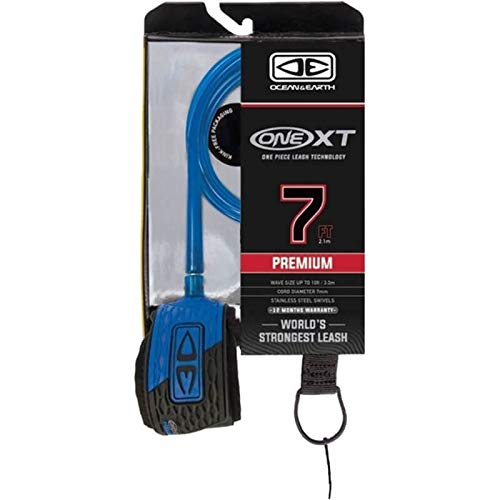 【中古】【未使用・未開封品】Ocean and Earthプレミアムone-xtブルーSurfboard Leash???7?'