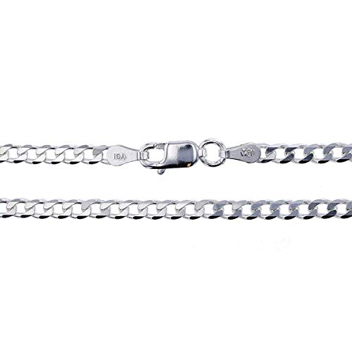【中古】【未使用・未開封品】スターリングシルバー シルバーメッキ 3.00mm 080 カーブチェーン, スタ..
