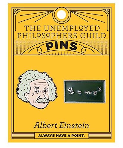 【中古】【未使用・未開封品】The Unemployed Philosophers Guild アインシュタインとE=mc2エナメルピ..