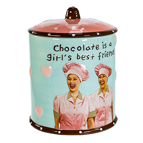 【中古】【未使用・未開封品】Kurt Adler Lucy Chocolate Best Friend Cookie Jar