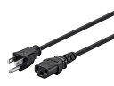 【中古】【未使用・未開封品】Monoprice 25?ft 18?AWG電源コードケーブルW / 3?Conductor PC電源コネクタソケット、10?A(NEMA 5???15pにiec-320-c13?)(2)