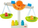 【中古】【未使用 未開封品】HABA Play Store Scale - Wooden Balance with Real Weights for Pretend Kitchen Measuring Fun