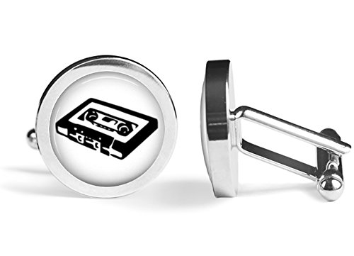 【中古】【未使用・未開封品】レトロカセット音楽カフスボタン( Angled Edition )