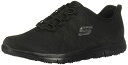 【中古】【未使用・未開封品】Skechers レディース Ghenter Srelt ワークシューズ, ブラック, 6 Wide