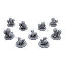 【中古】【未使用 未開封品】Crystal Clusters, Terrain Scenery for Tabletop 28mm Miniatures Wargame, 3D Printed and Paintable, EnderToys