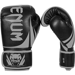 【中古】【未使用・未開封品】【VENUM】 ボクシンググローブ　Challenger2.0 チャレンジャー （黒/グレー） / Boxing Gloves Black/Grey (12oz)