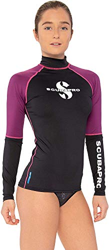 (Medium, Jewel) - ScubaPro Women's UPF 50 Long Sleeve Rash Guard