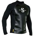 【中古】【未使用・未開封品】(Large) - ScubaPro Men's Hybrid Thermal Long Sleeve Top