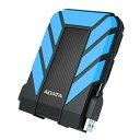 【中古】【未使用・未開封品】ADATA(エイデータ) 外付HDD 2TB［USB3.1］ HD710 Pro 外付けハードドライブ AHD710P-2TU31-CBL ブルー