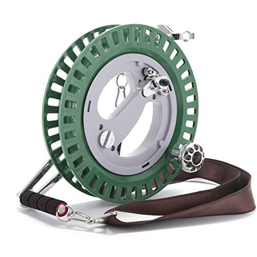 27cm Large Kite Reel Omnibearing Line-Guide Ratchet Lock Professional for Large Kite Flying /Black
