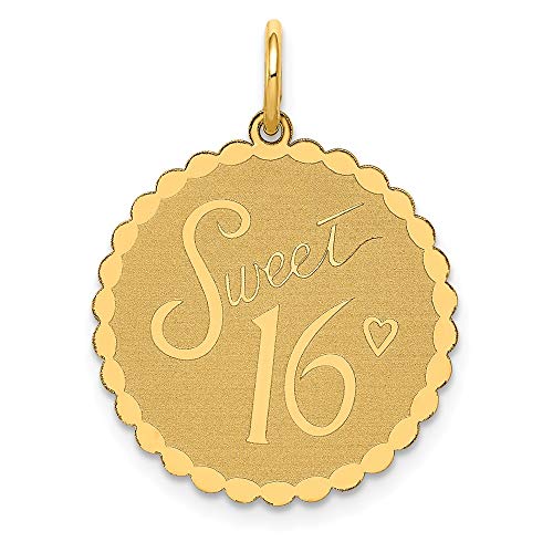 By Color - 【中古】【未使用・未開封品】14K イエローゴールド スイート 16 チャーム ペンダント