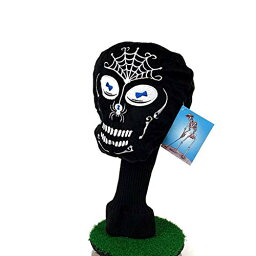 【中古】【未使用・未開封品】Creative Covers for Golf Skull ゴルフヘッドカバー ブラック