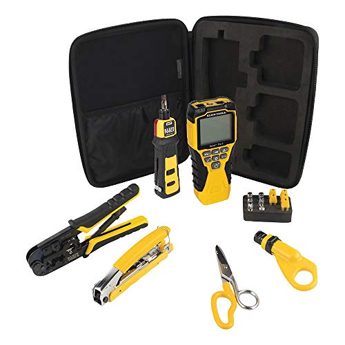 【中古】【未使用・未開封品】Klein Tools VDV001819 VDV Tool Set has Crimpers, Scout Pro 2 Cable T..