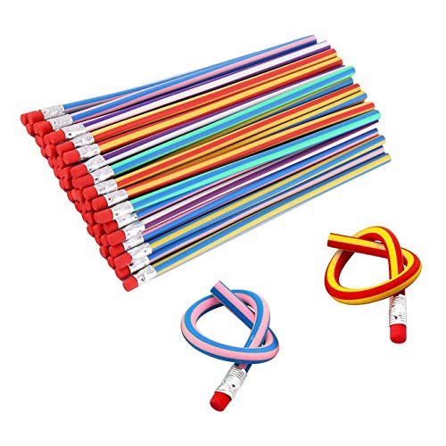 楽天AJIMURA-SHOP【中古】【未使用・未開封品】30 Pieces Flexible Soft Pencil Magic Bend Kids Children School Fun Equipment