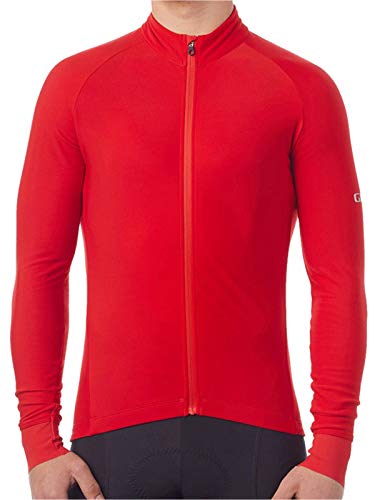 【中古】【未使用・未開封品】Giro Chrono Thermal Long Sleeve Jersey - Men's Bright Red, L
