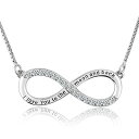 Charmsstory母の日母娘Forever Love infinityスターリングシルバーハートネックレスペンダントfor Mom ( infinity 01?) シルバー