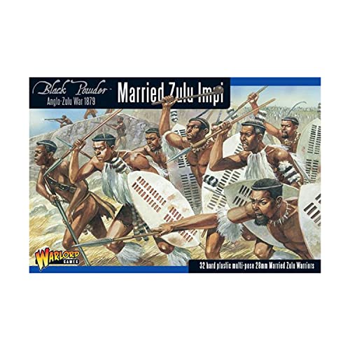 š̤ۡѡ̤ʡWarlord Games Black Powder Bnib Married Zulu Impi Wgz-30...