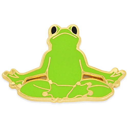 【中古】【未使用・未開封品】PinmartのヨガFrog???簡単ポーズFrogトレンディエナメルラペルピン 1