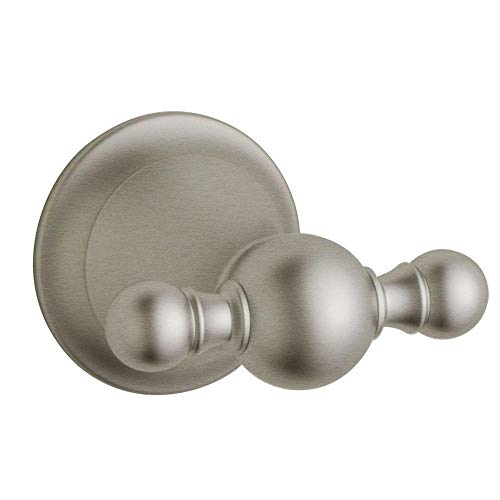 【中古】【未使用・未開封品】(Nickel) - GROHE 40 159 EN0 Seabury Robe Hook, Infinity Brushed Nickel