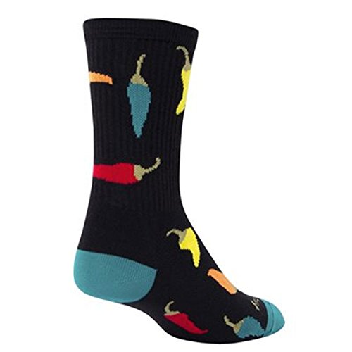 SockGuy Peppers 8?in Cycling Sock